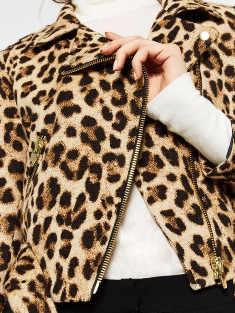 Zara Leopard-Print Jacket - Picture 4 of 9